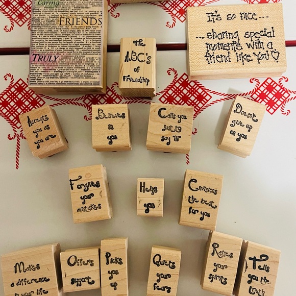 Vintage and Brand New 73 Wooden Rubber Stamps MIXED Arts And Crafts  Ink Stamps - Picture 2 of 14